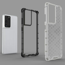 Load image into Gallery viewer, Samsung S21, S21+, S21 Ultra Honeycomb Defensive Case - Translucent
