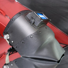 Load image into Gallery viewer, Carbon Fiber Welding Hood "Chopped Top and Bottom" with Premium Leather

