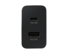 Load image into Gallery viewer, Original Samsung Official 35W Power Adapter Duo (USB-C&amp;USB-A) TA220
